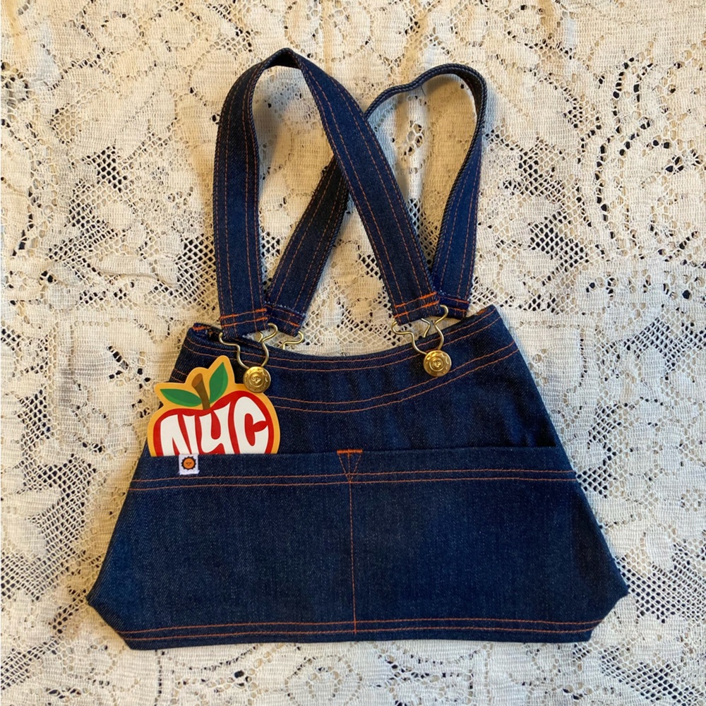 Rare Big Bud Press Overall Bag in Denim
